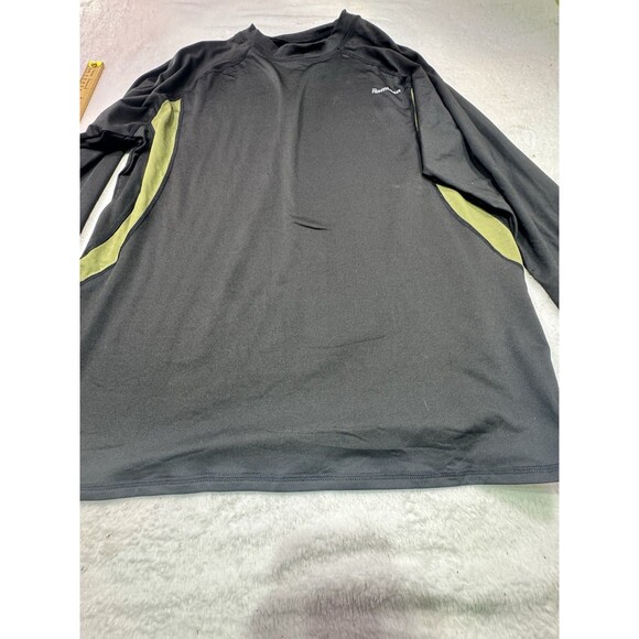 Romision Men's 5XL Thermal UnderShirt Black And Green Warm Poly and Spandex Warm - Picture 1 of 10